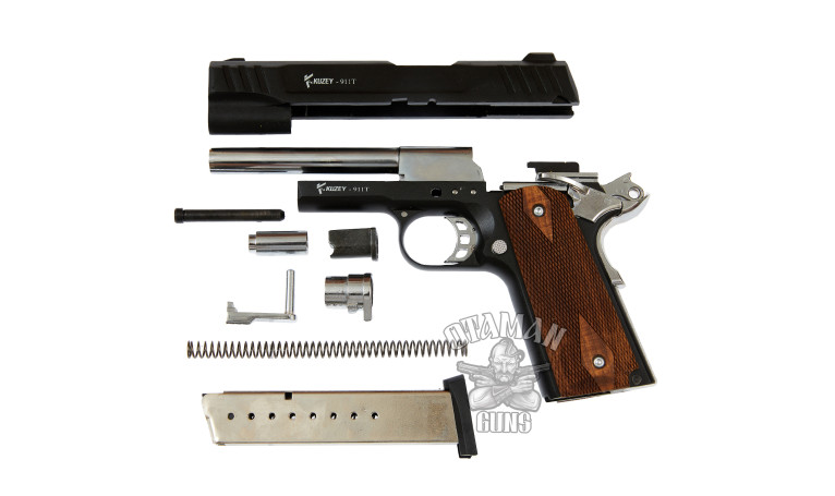 Cтартовый пистолет Kuzey 911T Black с дополнительным магазином