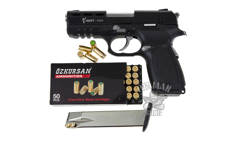 Стартовий пістолет Kuzey S320 з додатковим магазином