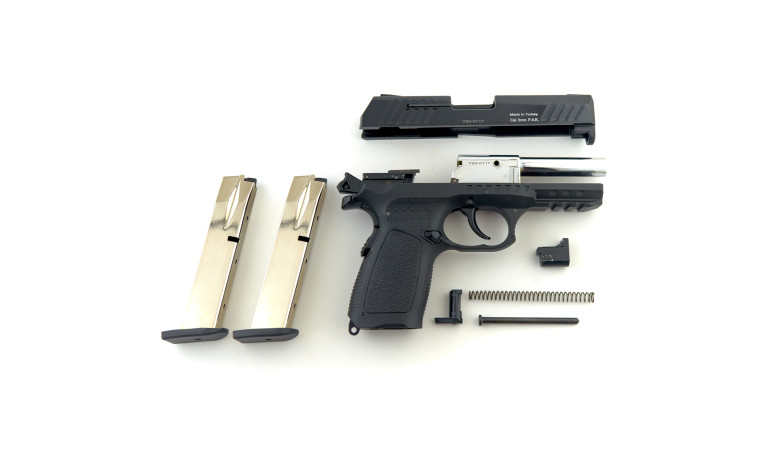 Стартовый пистолет Kuzey A100 Black с дополнительным магазином