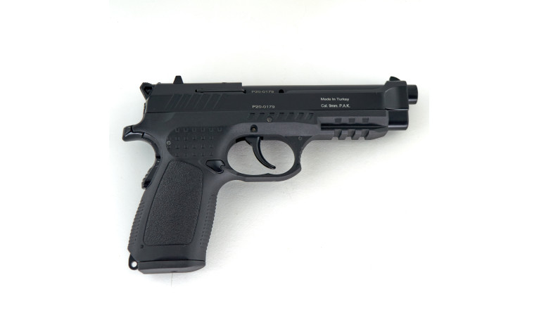 Стартовий пістолет Kuzey f92 Black з додатковим магазином