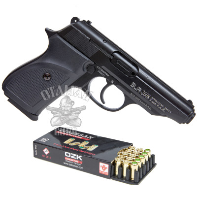Стартовый пистоле Sur 2608 комплект с пачкой патронов Ozkursan