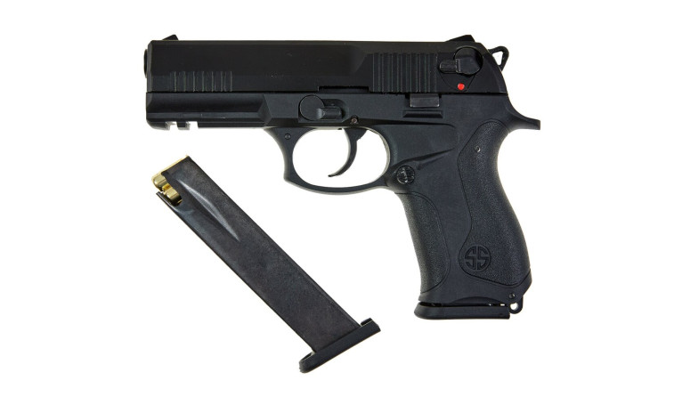 Стартовый пистолет SUR M 9 (Beretta Px4) с дополнительным магазином