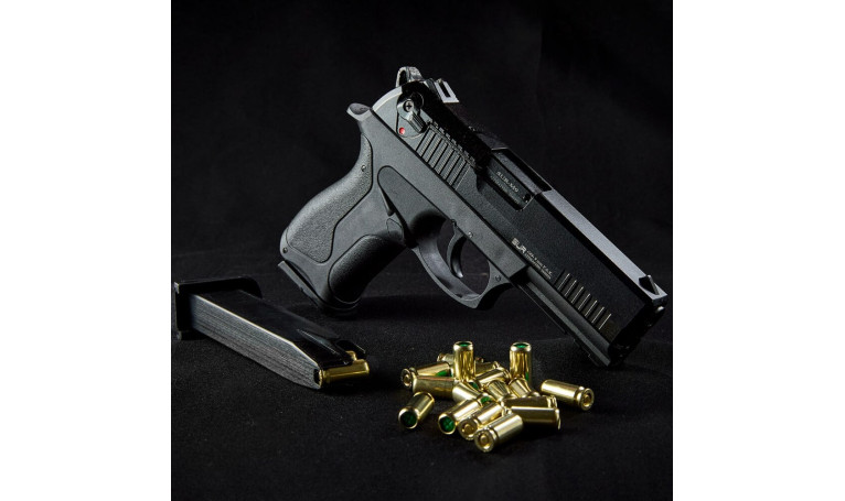 Стартовый пистолет SUR M 9 (Beretta Px4) с дополнительным магазином