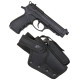 Поясная кобура для пистолета с карманом