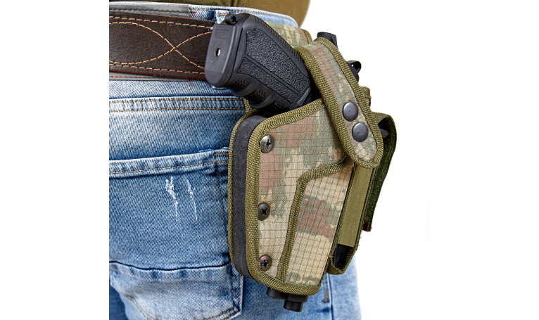 Тактическая поясная кабура (камуфляж)