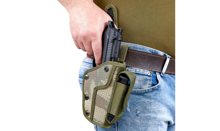 Тактическая поясная кабура (камуфляж)