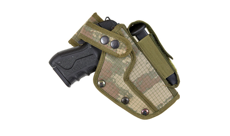 Тактическая поясная кабура (камуфляж)