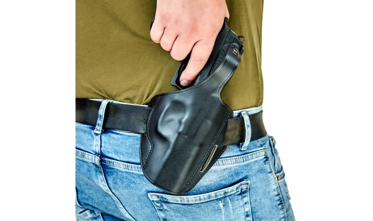 Кобура на пояс кожанная