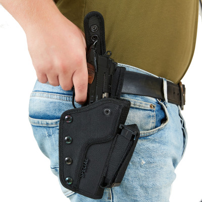 Кобура SPECIAL поясная с дополнительным магазином Black