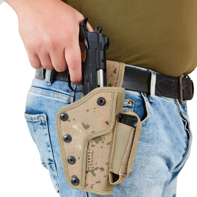 Кобура SPECIAL поясная с дополнительным магазином Coyote