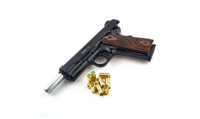 Cтартовый пистолет Kuzey 911 Black с дополнительным магазином