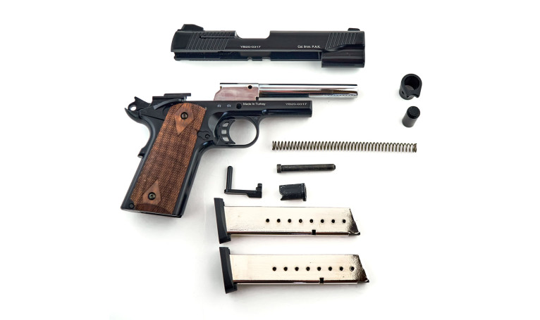 Cтартовый пистолет Kuzey 911 Black с дополнительным магазином