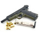 Cтартовый пистолет Kuzey 911 Black/Green Grips с дополнительным магазином