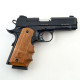 Стартовый пистолет KUZEY 911 SX Black/Brown Wooden Grips с дополнительным магазином