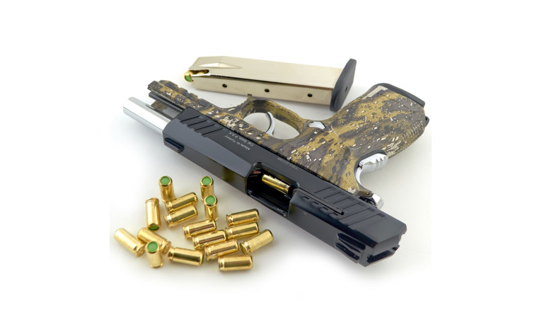 Стартовый пистолет KUZEY A-100 Camo с дополнительным магазином