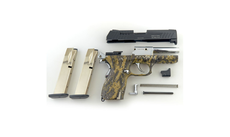 Стартовый пистолет KUZEY A-100 Camo с дополнительным магазином