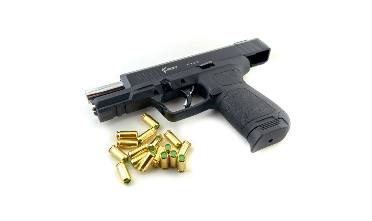 Стартовий пістолет Kuzey P122 Black з додатковим магазином