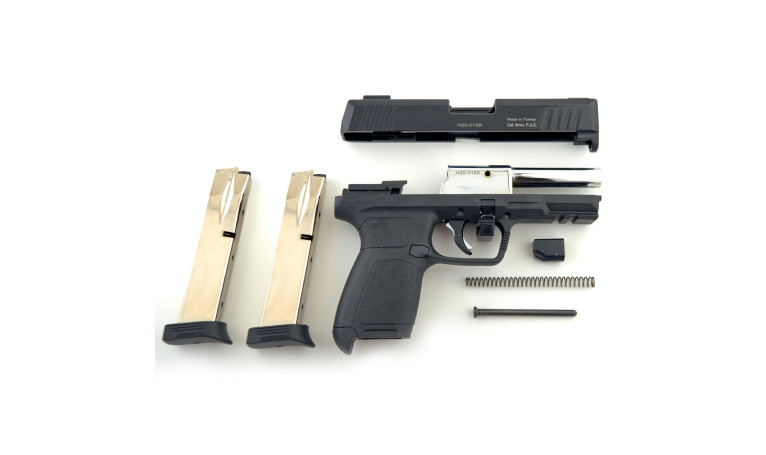 Стартовий пістолет Kuzey P122 Black з додатковим магазином