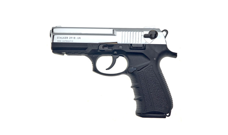 Стартовий пістолет Stalker 2918 Chrome