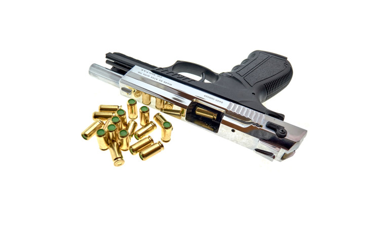 Стартовий пістолет Stalker 2918 Chrome