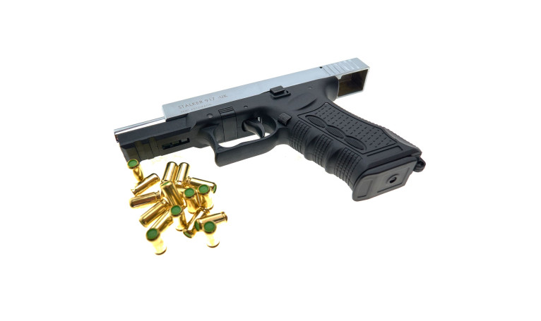 Стартовый пистолет Stalker 917 Хром