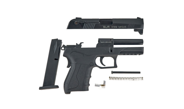 Сигнальний пістолет SUR STRM с дополнительным магазином