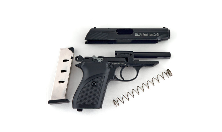 Стартовый пистолет SUR 2608 Black (СХП ПМ Макаров) Стартовый пистолет SUR 2608 Black (СХП ПМ Макаров)