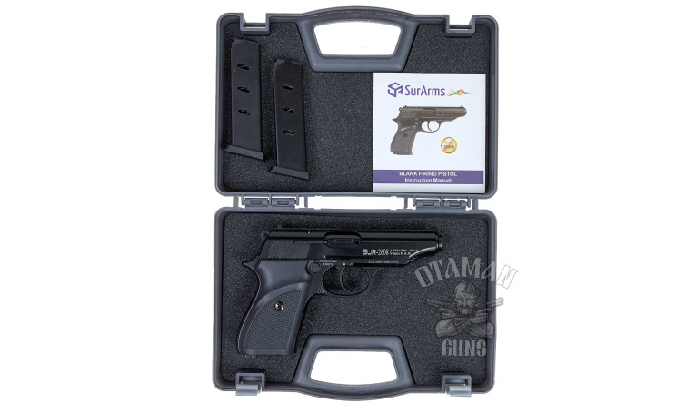 Стартовый пистолет SUR 2608 Black (СХП ПМ Макаров) Стартовый пистолет SUR 2608 Black (СХП ПМ Макаров)