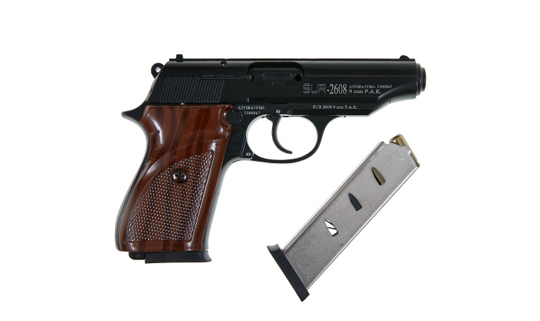 Стартовый пистолет Sur 2608 с дополнительными накладками