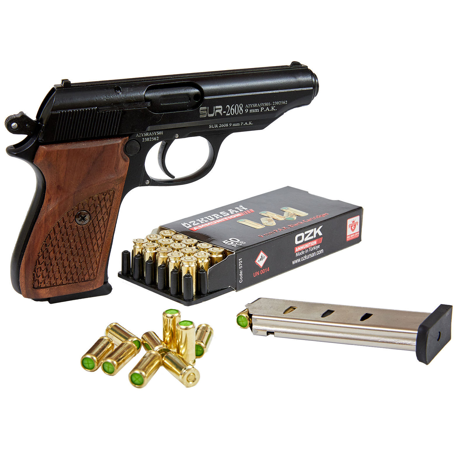 турецкий холостой пистолет под ПМ стартовый пистолет макарова аналог Sur 2608