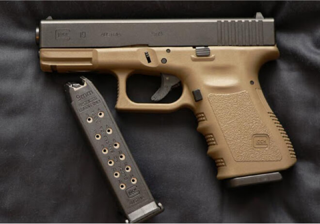 Стартовый СХП пистолет Sur 17 охолощенный Glock 17 Охолощенный стартовый пистолет Глок 19