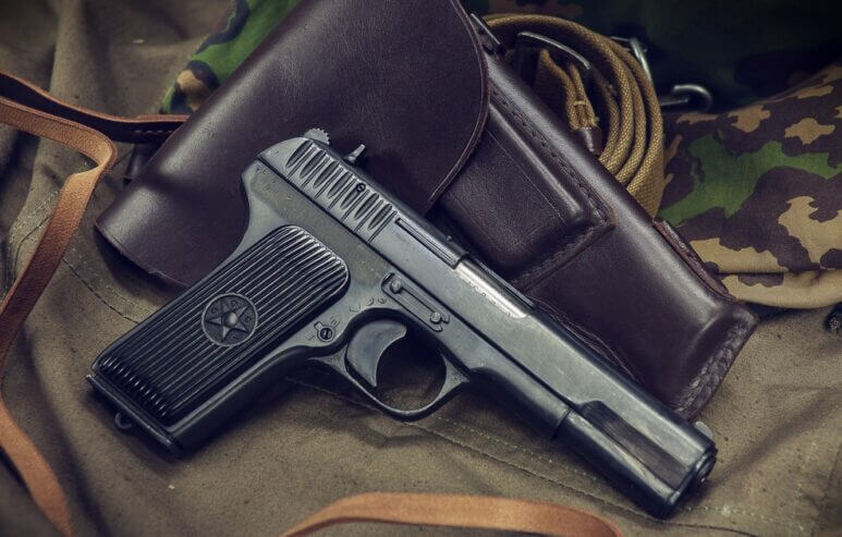 Охолощенный пистолет ТТ СХП под холостой патрон 9мм P.A.K.